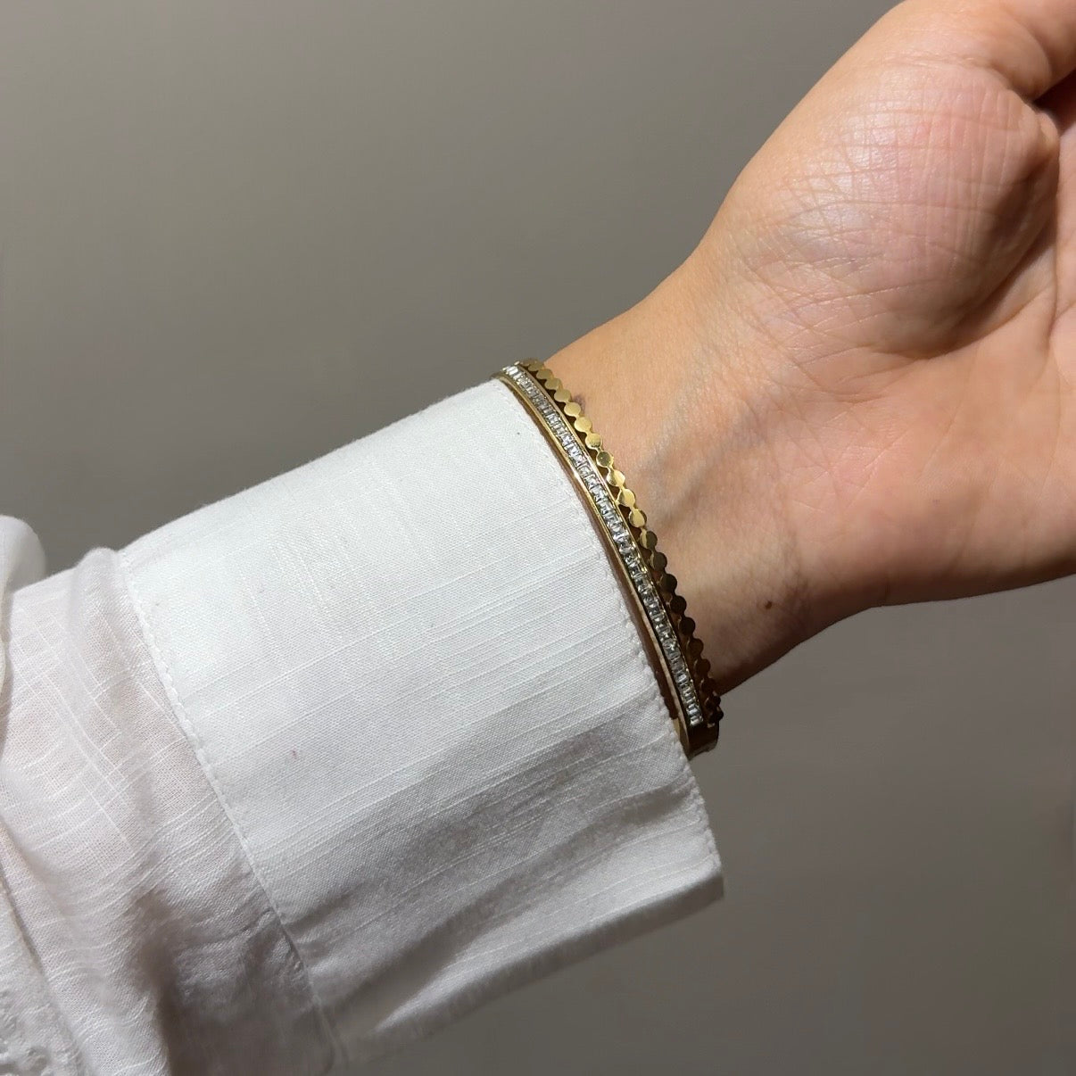 Layer luxe bangle