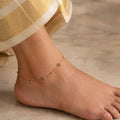 Tulip anklet (pink)