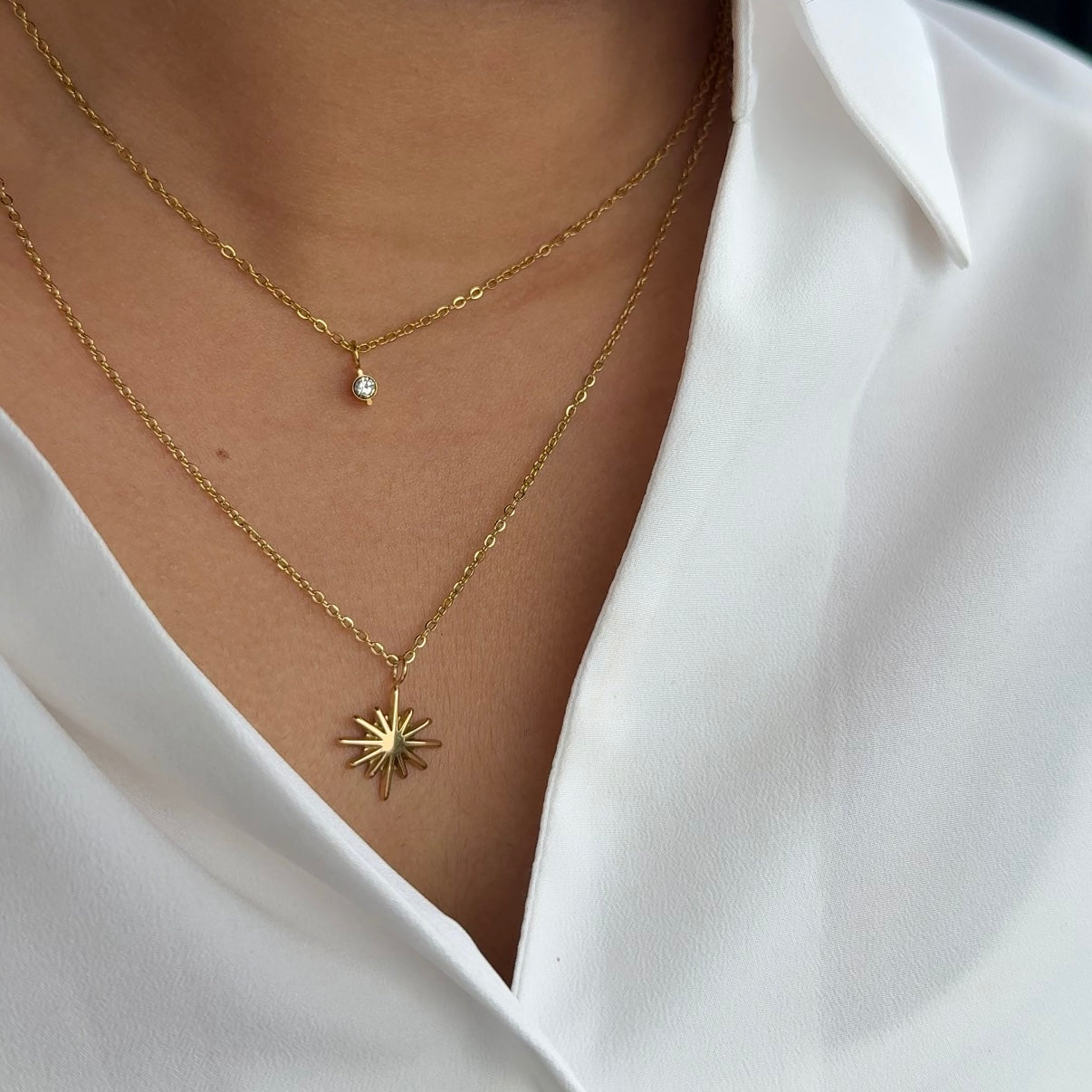 Dainty layer necklace