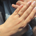 Solitaire Line ring