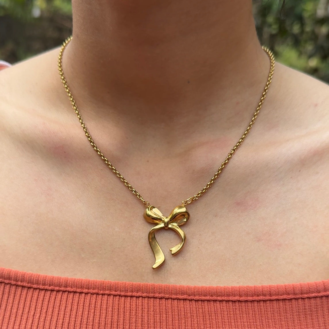 Statement Bow Necklace