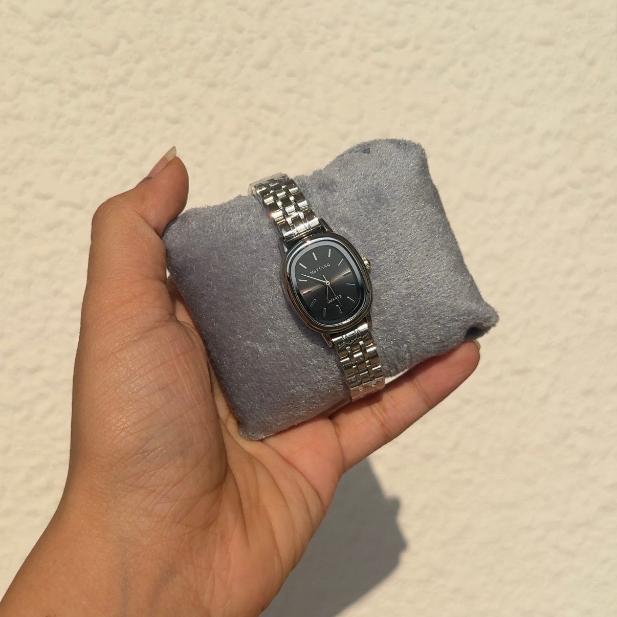Starlit Silver watch (black)