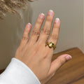 Chunky wave ring