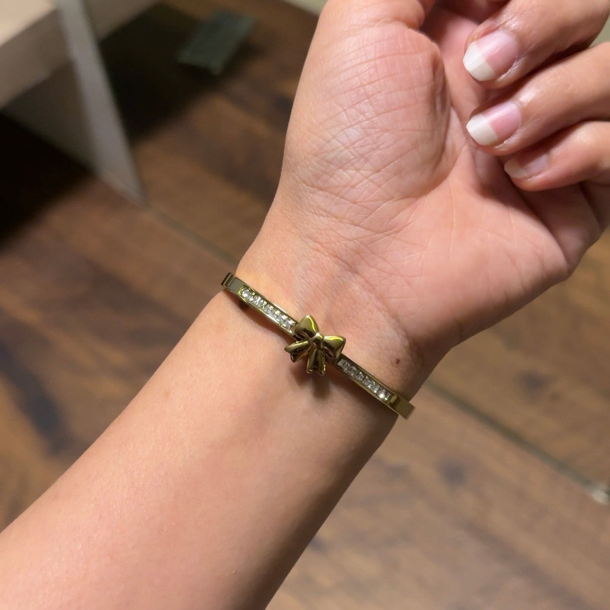Luxe Bow Bangle(baby size)
