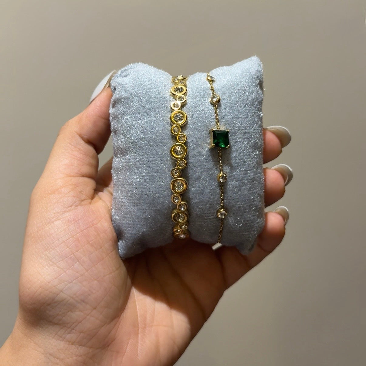 Emerald & Gold Duo stack