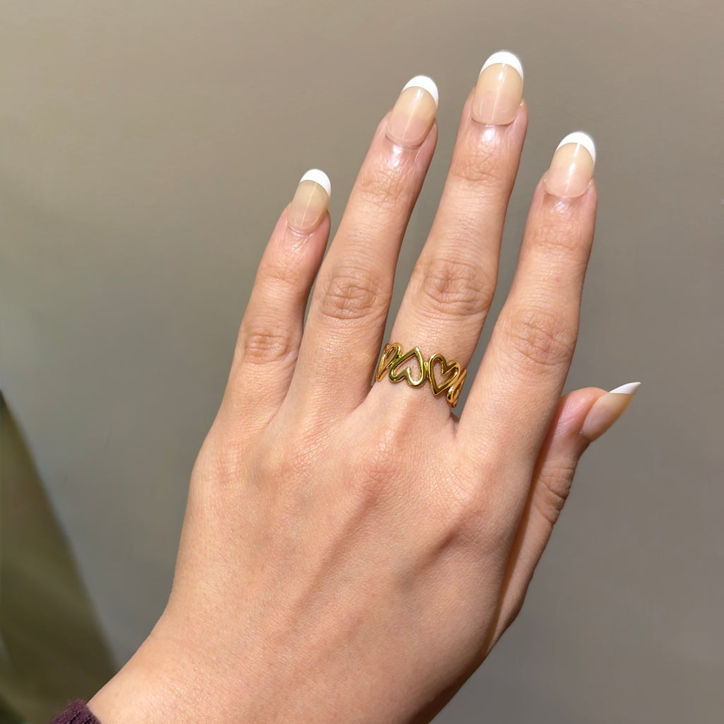 Eternal Hearts ring