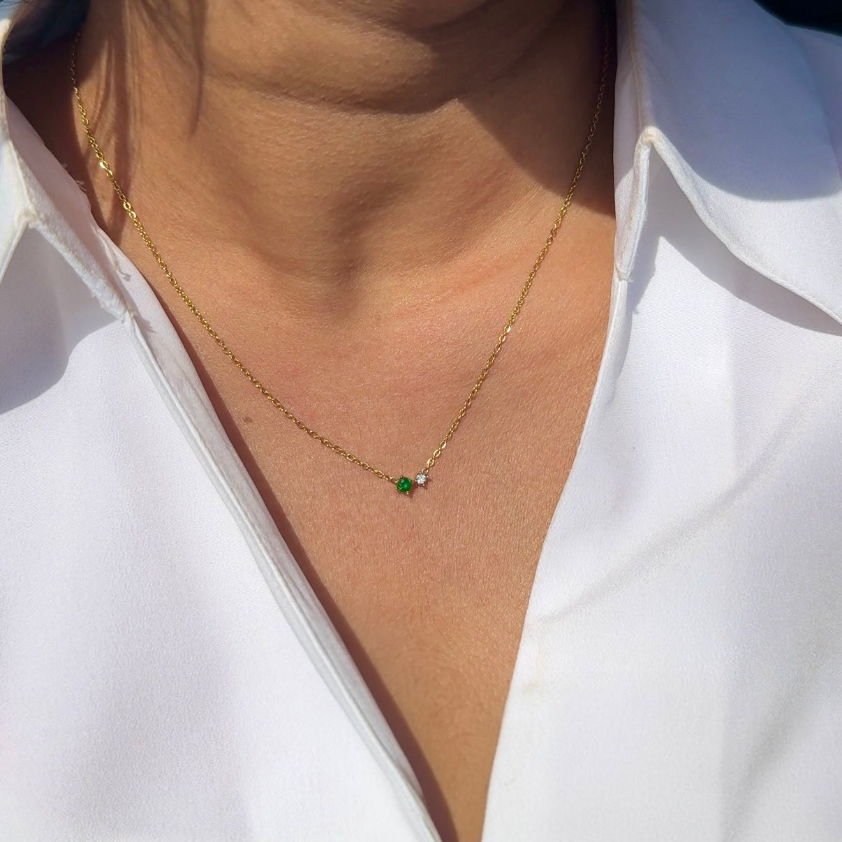 Emerald Grove necklace