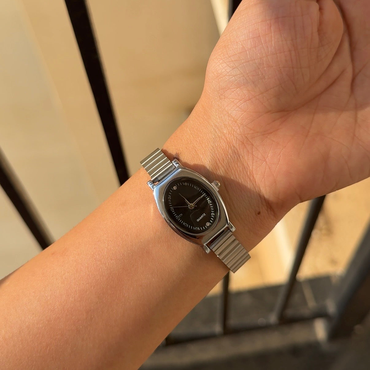 Moonblush watch (black dial)