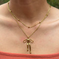 Bow Layered Necklace