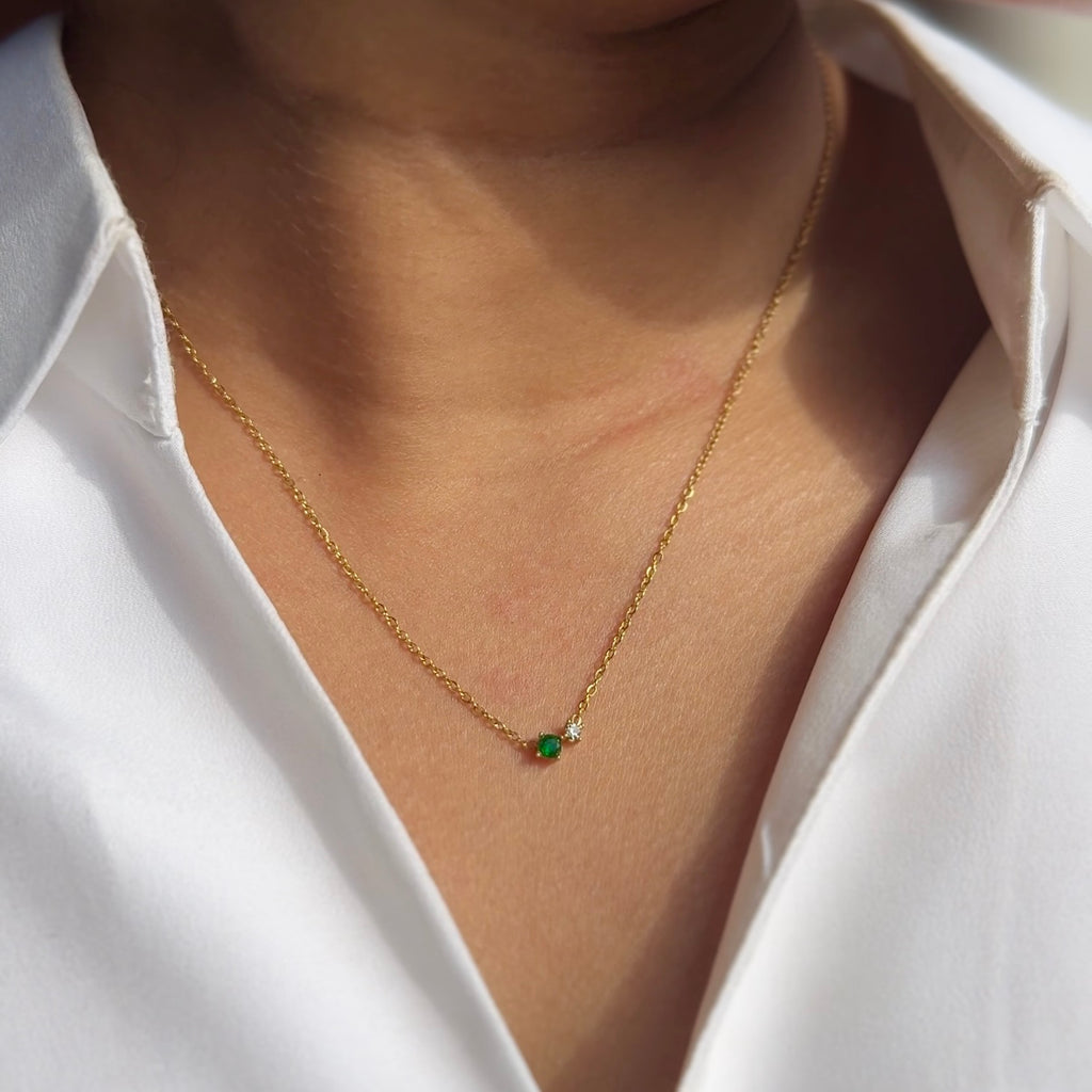 Emerald Grove necklace
