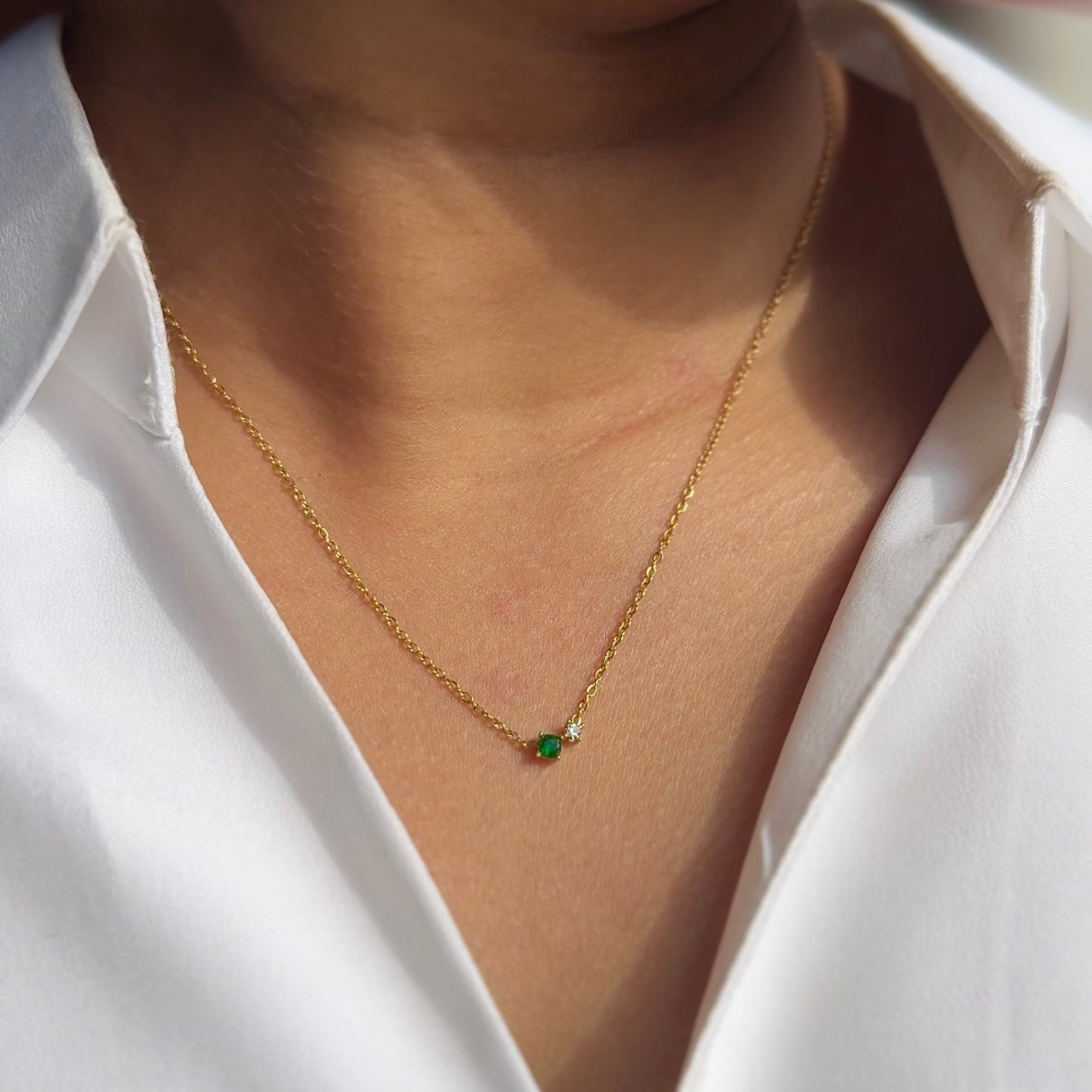 Emerald Grove necklace