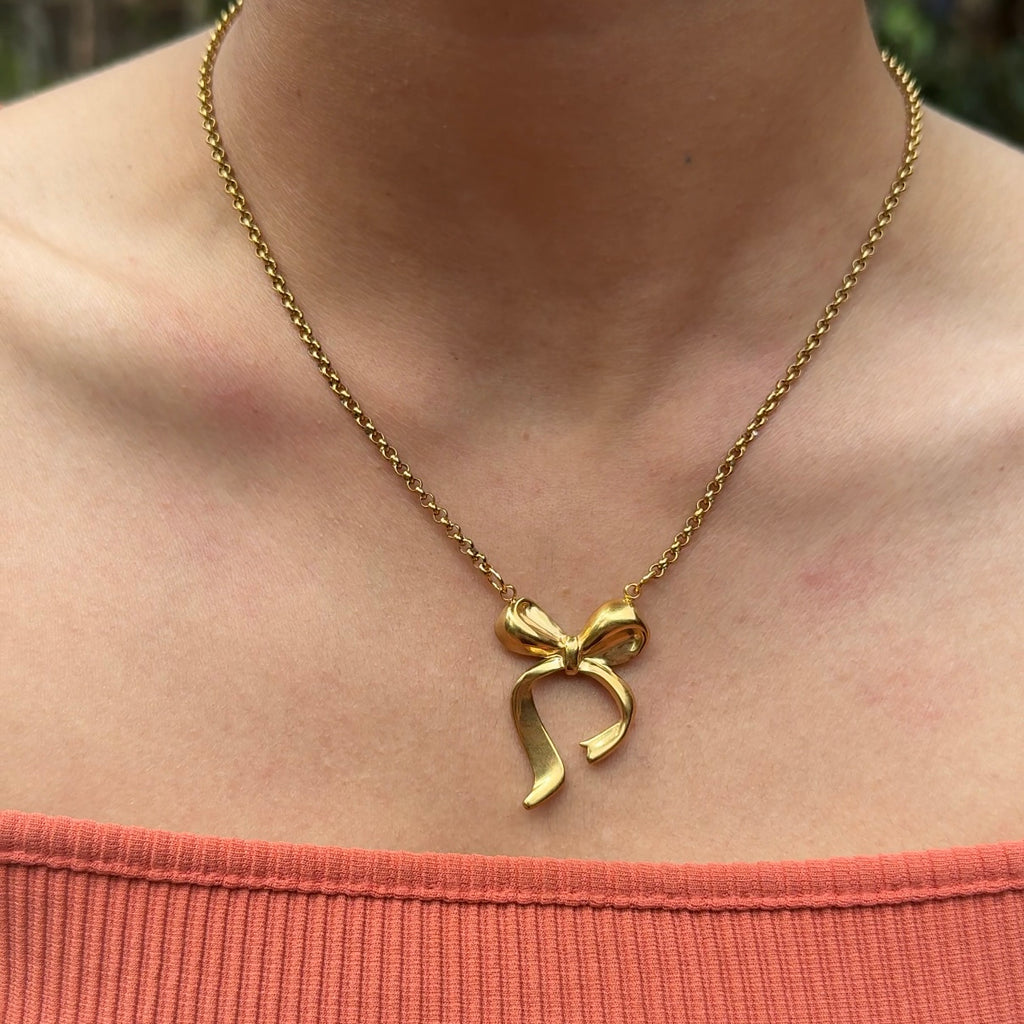 Statement Bow Necklace