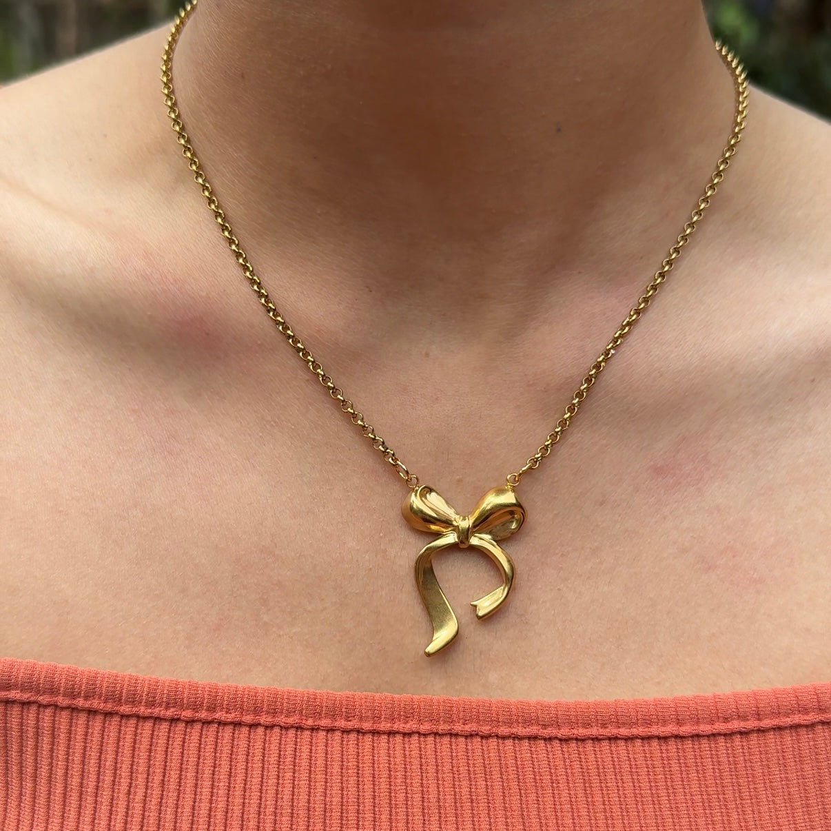 Statement Bow Necklace