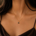 Midnight Solitaire necklace
