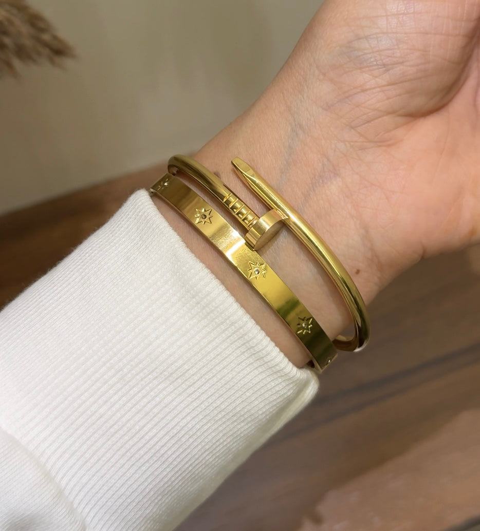 Rivet Cuff bangle