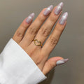 Hollow heart ring