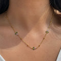 Tulip blossom necklace(pink)
