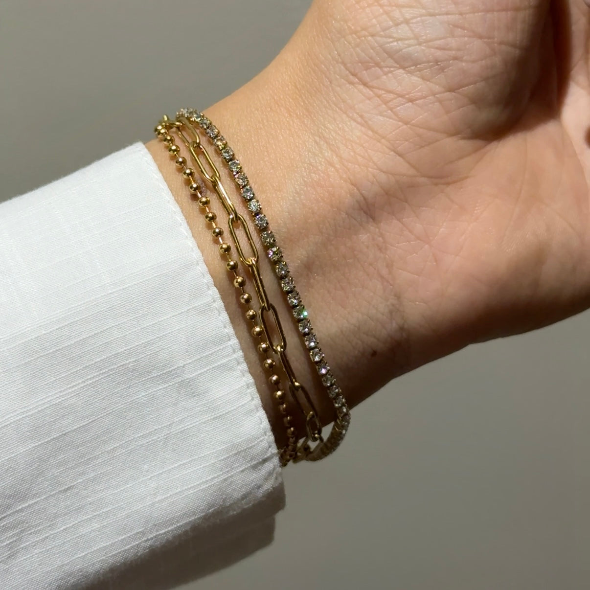 Glimmer Chain Bracelet