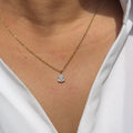 Celeste Solitaire necklace