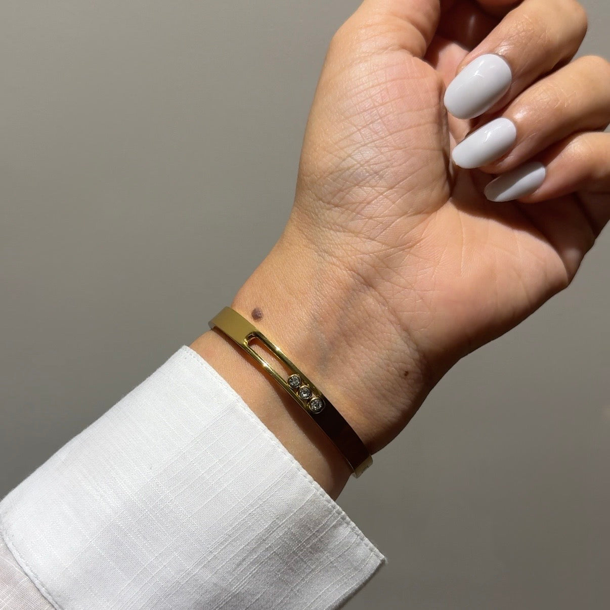 Trinity stone bangle(baby size)