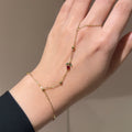 Tulip handchain (red)