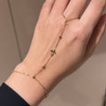 Tulip handchain (pink)