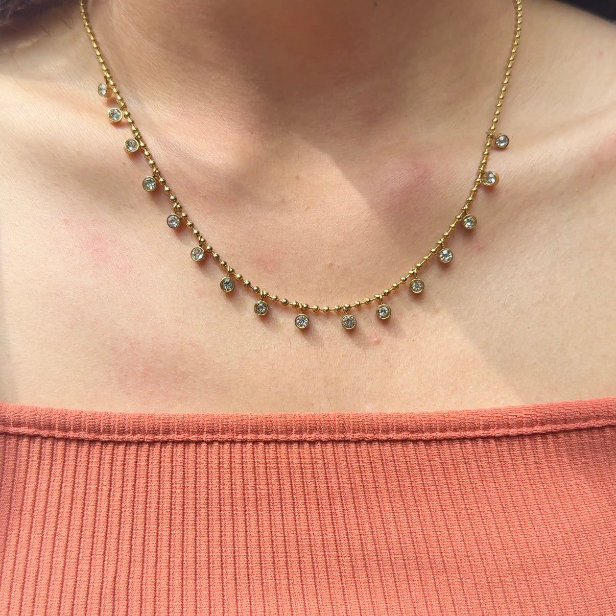 Stardust Fringe necklace