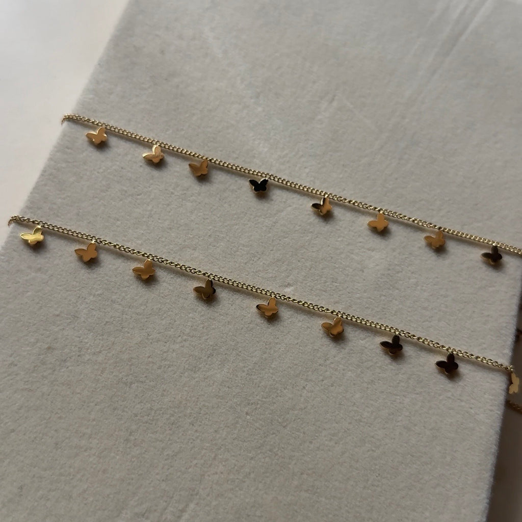 Mini Butterflyhanging anklet