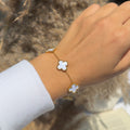 White clover bracelet