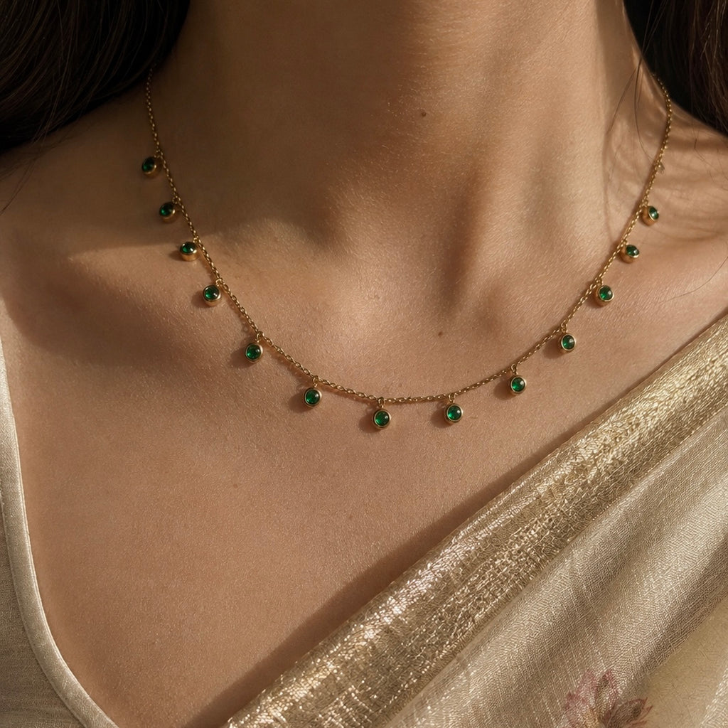 Emerald Dew Necklace