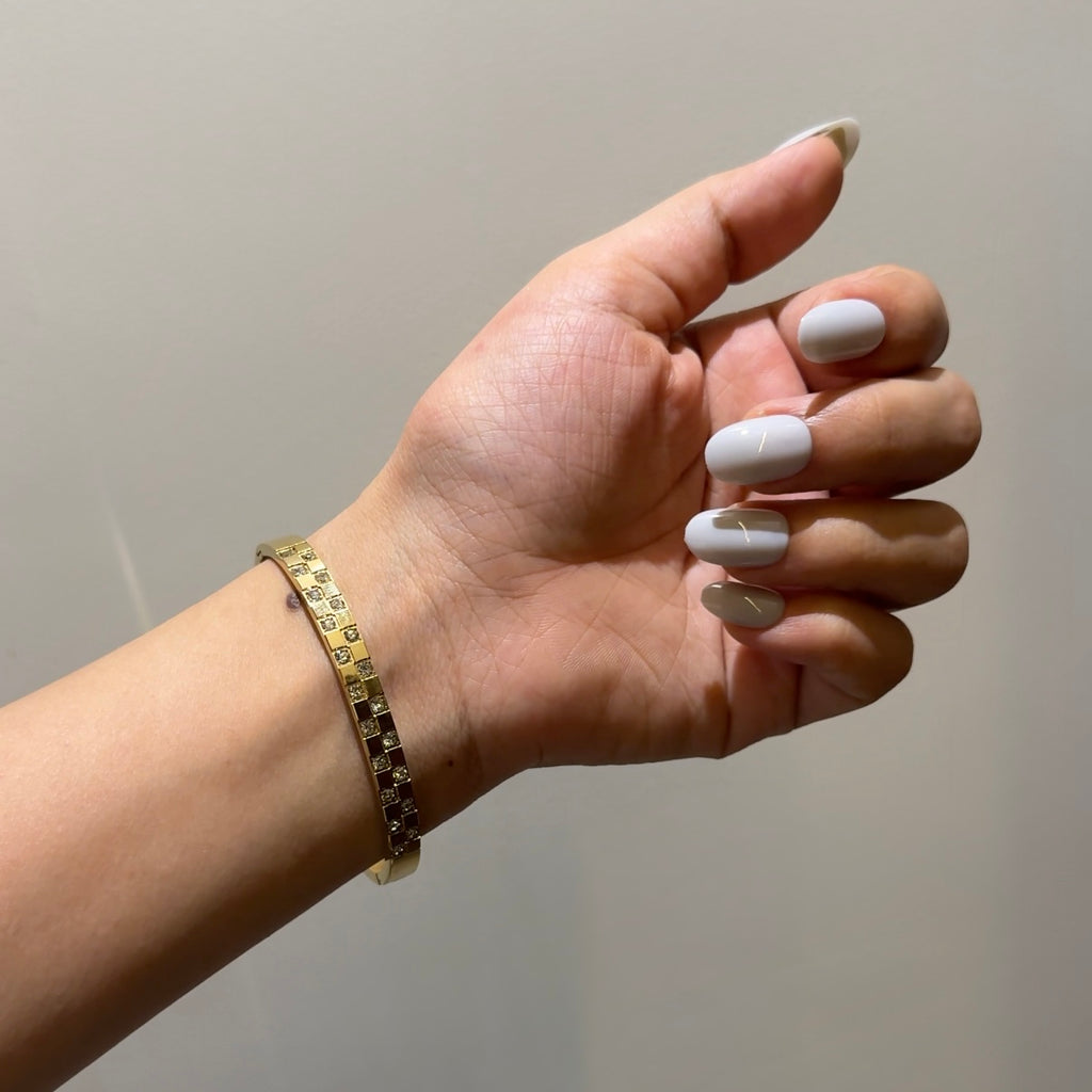 Double layer stack bangle