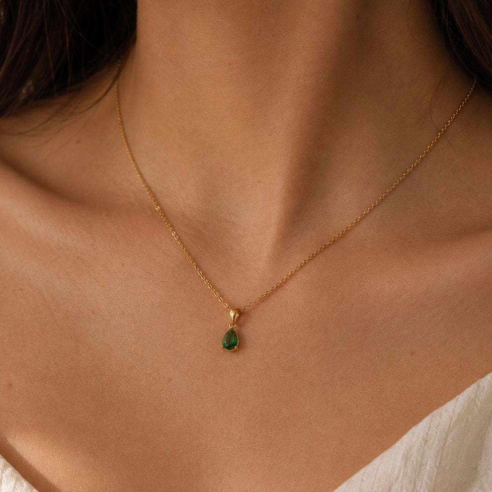 Emerald Dew Necklace