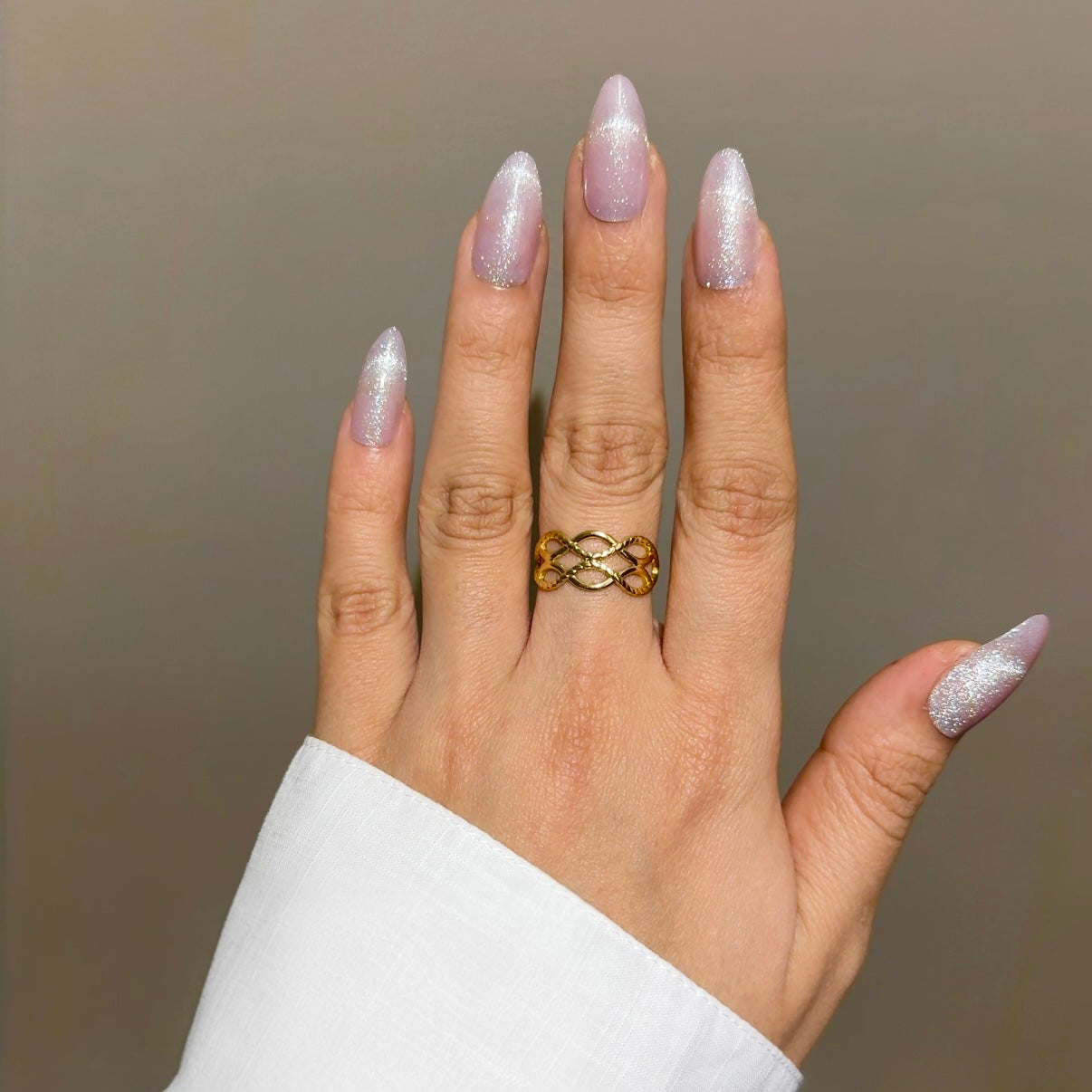 Infinity weave ring