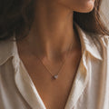 Lune mini heart necklace