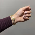 Emerald layer bangle(baby size)
