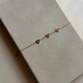 Trio heart bracelet
