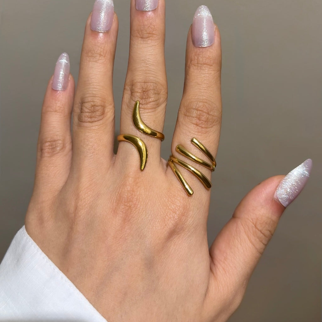 Pure spiral ring