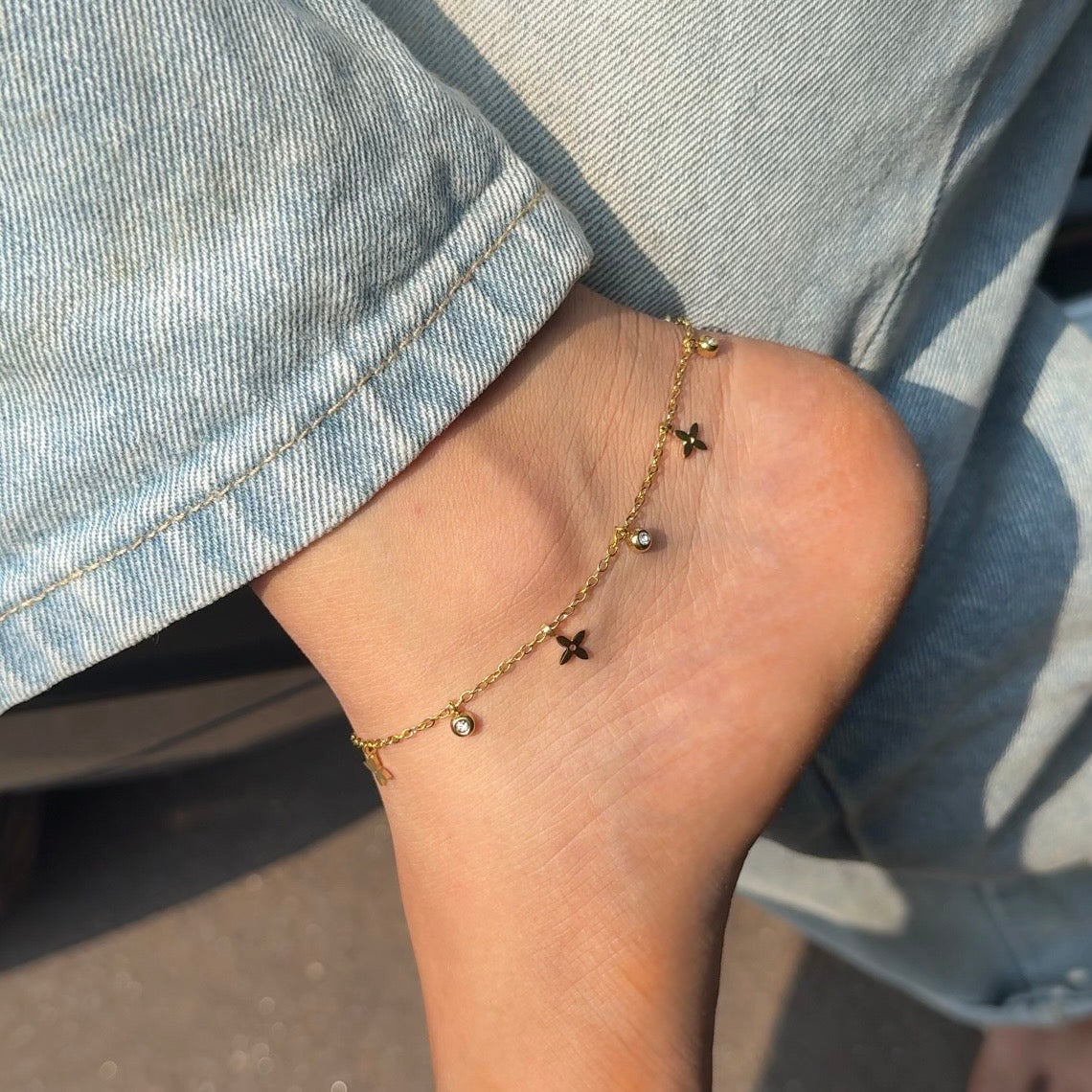 Emora charm anklet