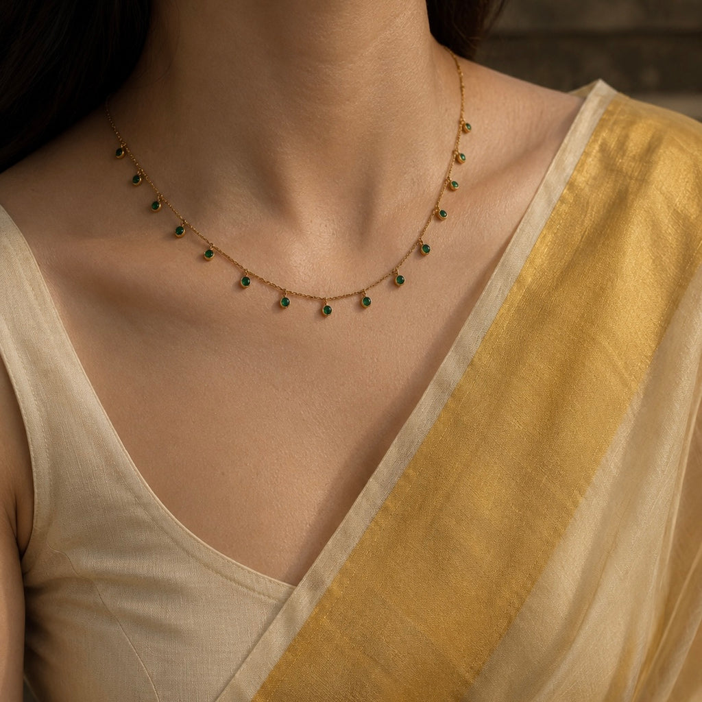 Emerald Dew Necklace