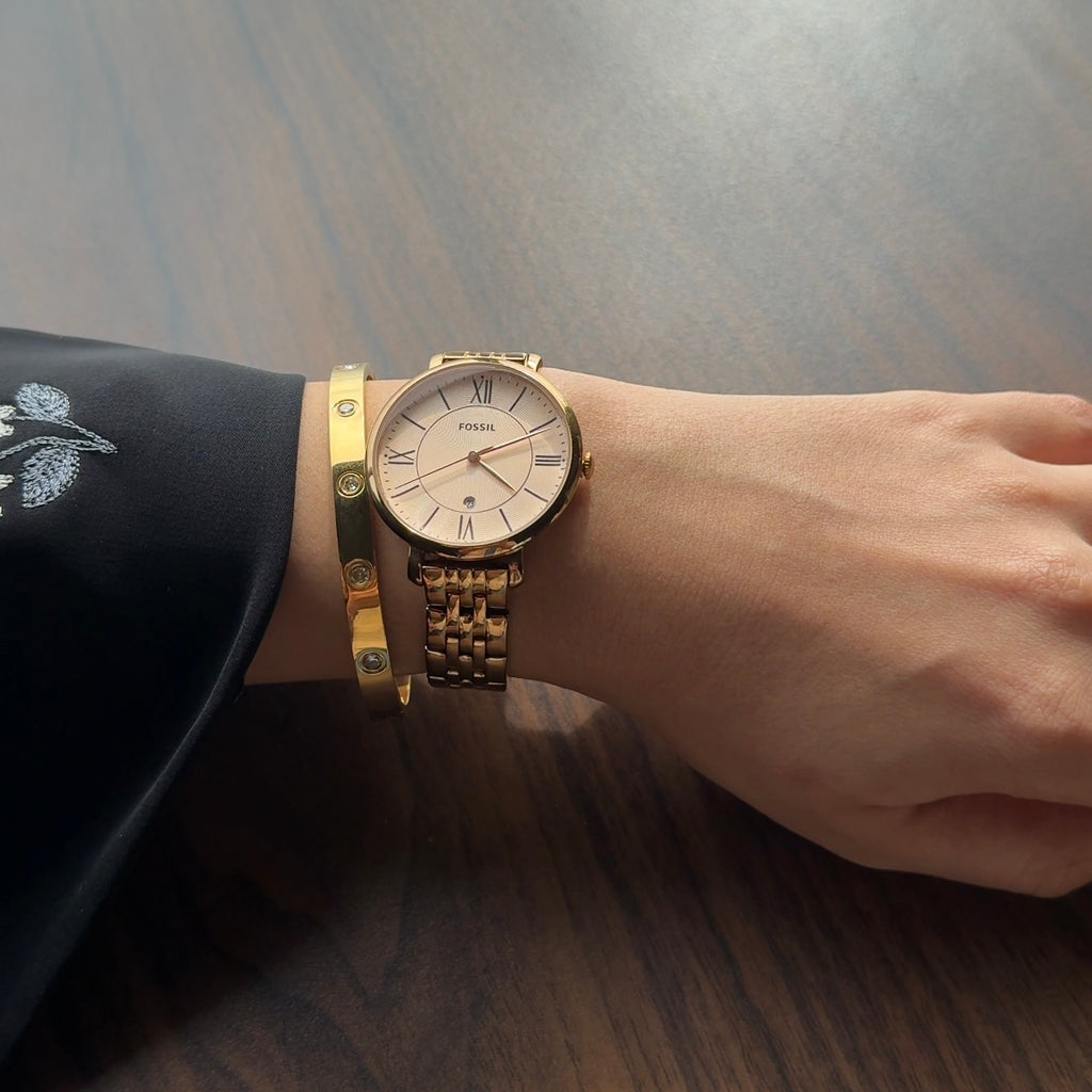 Solitaire Link Bangle