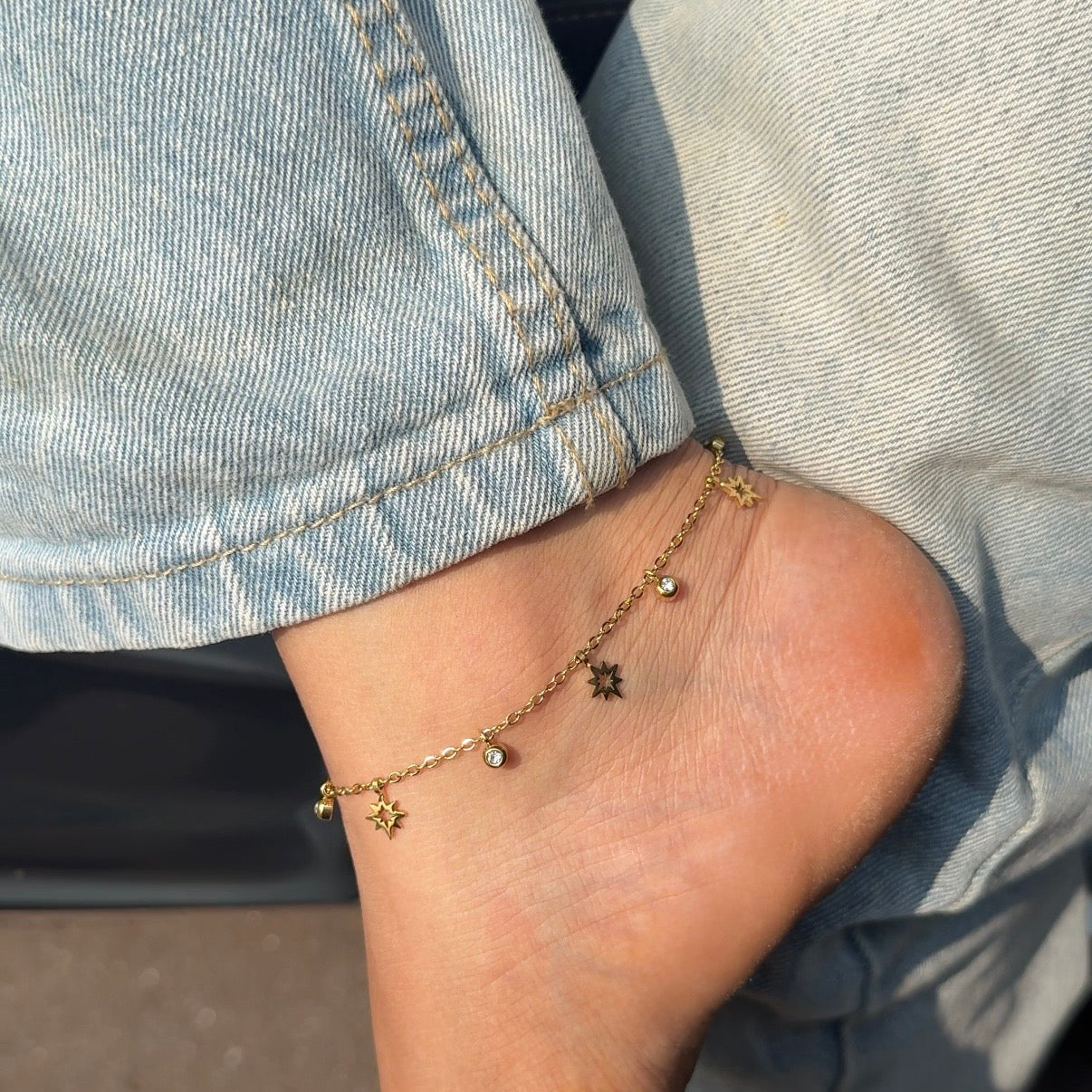 Aura charm anklet