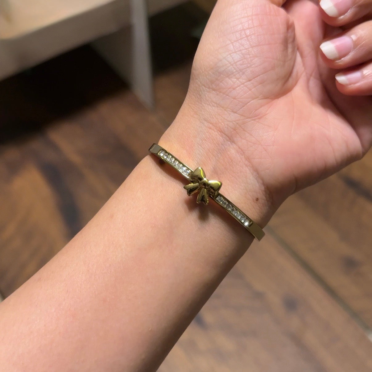 Luxe Bow Bangle(baby size)