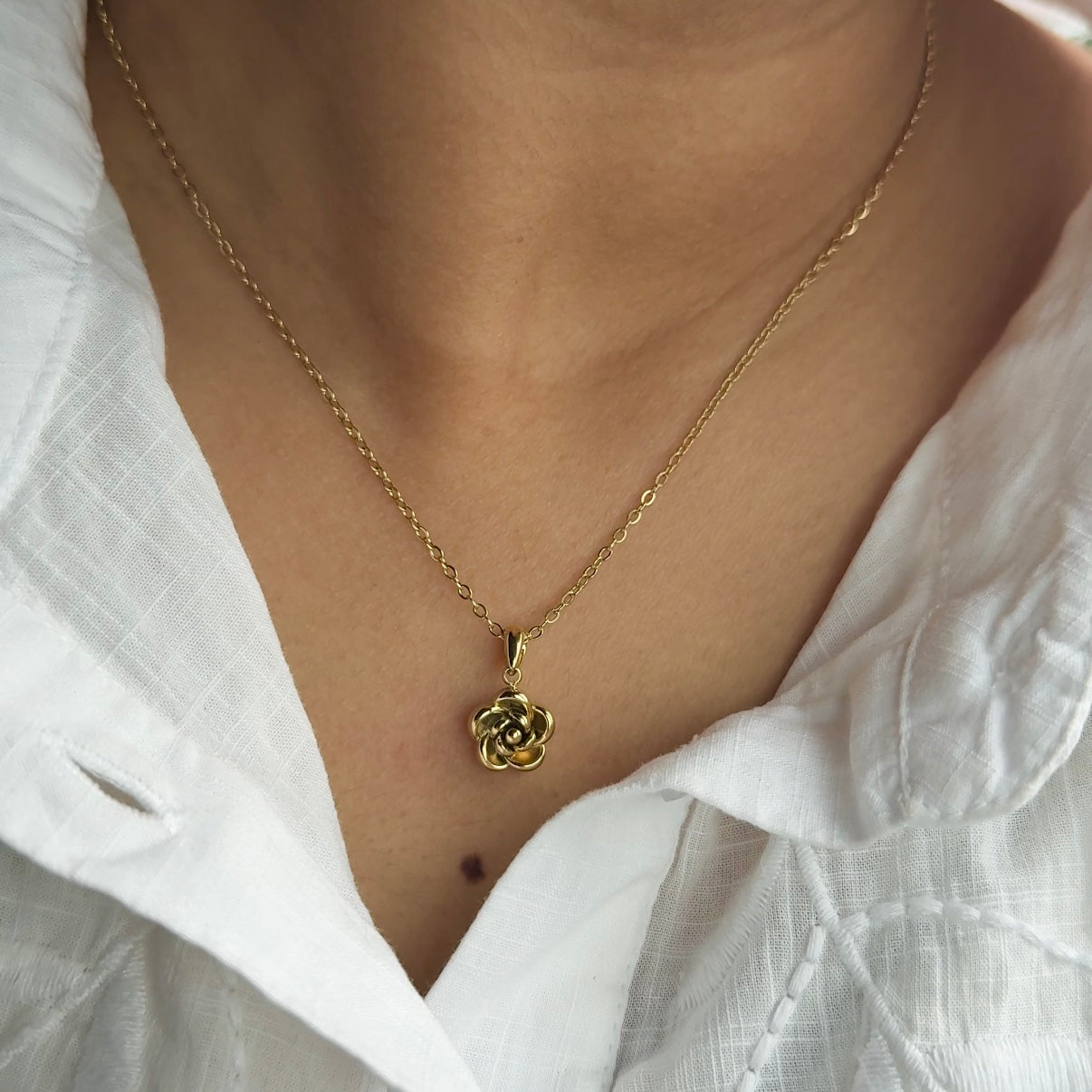 Floral Knot Necklace