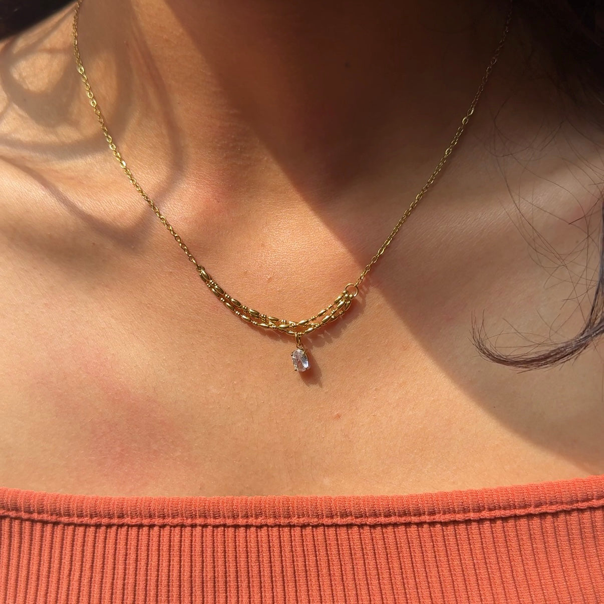 Elara Crystal Necklace