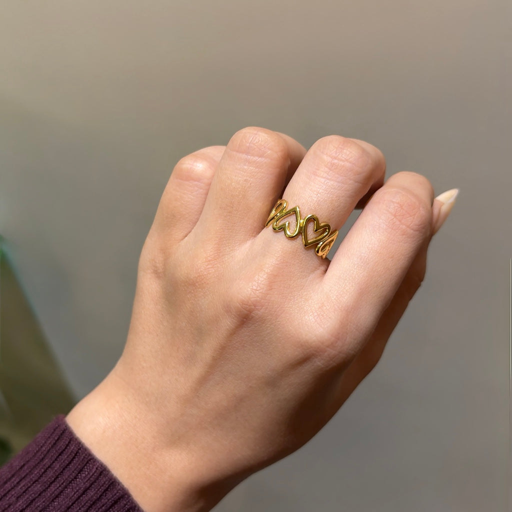 Eternal Hearts ring