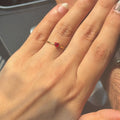 Minimal hearts ring
