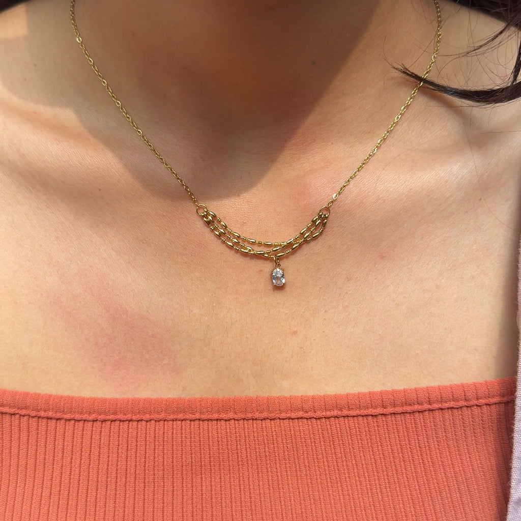 Elara Crystal Necklace