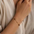 Red tulip bracelet