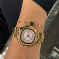 Emerald stone bracelet