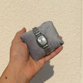 Starlit silver watch (white)
